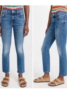 MOTHER The Rascal Ankle 25 A Little Dirt Never Hurt Straight Leg Jean